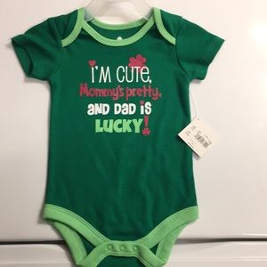 New - St. Patrick’s Day Onesie - 12M